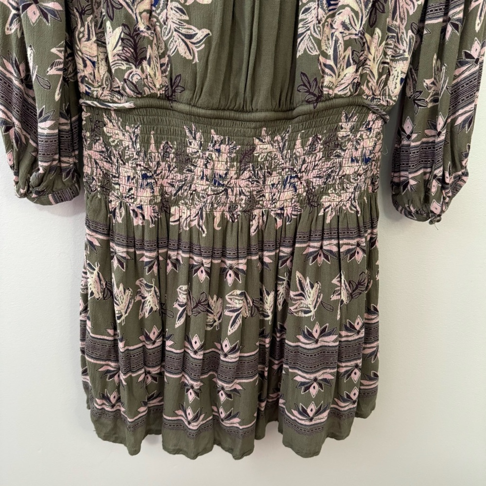 Free People Moonlight Drive Dress Floral Boho Small - Picture 11 of 16